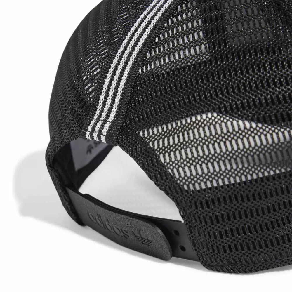 Casquette ADICOLOR trucker classique incurvée en mousse Noir - Image 4