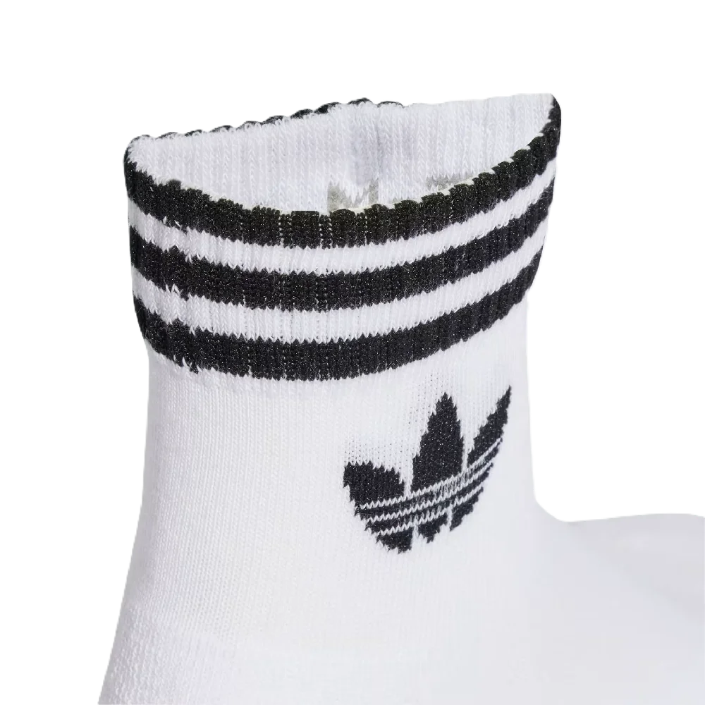Chaussettes à 3 Bandes (3 paires) Blanches - Image 2