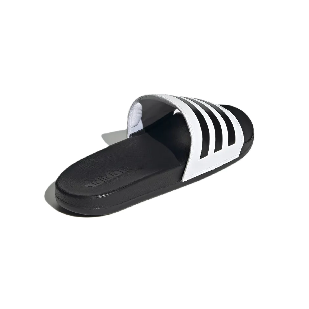 Claquette Adilette Comfort Blanc/Noir - Image 4