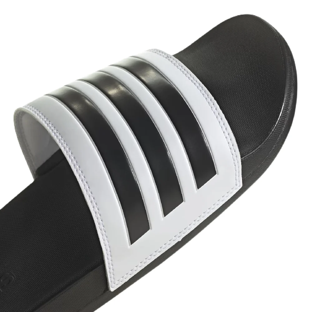 Claquette Adilette Comfort Blanc/Noir - Image 7