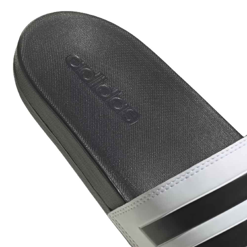 Claquette Adilette Comfort Blanc/Noir - Image 8