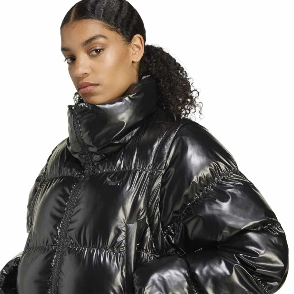 Doudoune Essentials courte Glossy Two-In-One Noir - Image 3