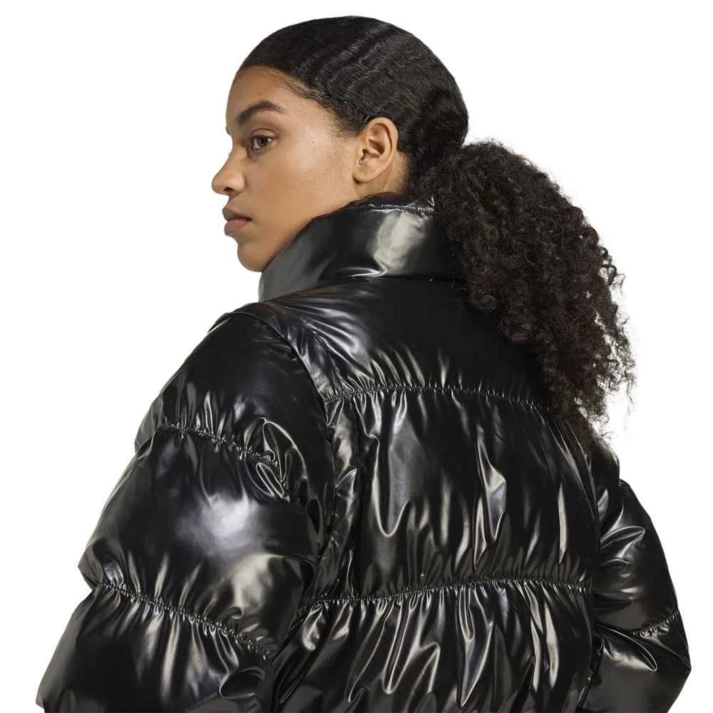 Doudoune Essentials courte Glossy Two-In-One Noir - Image 4