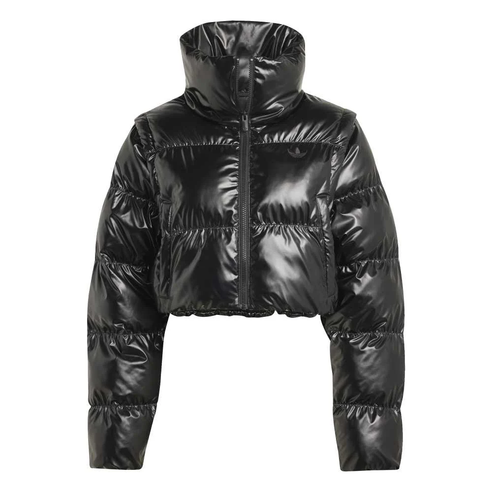 Doudoune Essentials courte Glossy Two-In-One Noir - Image 5