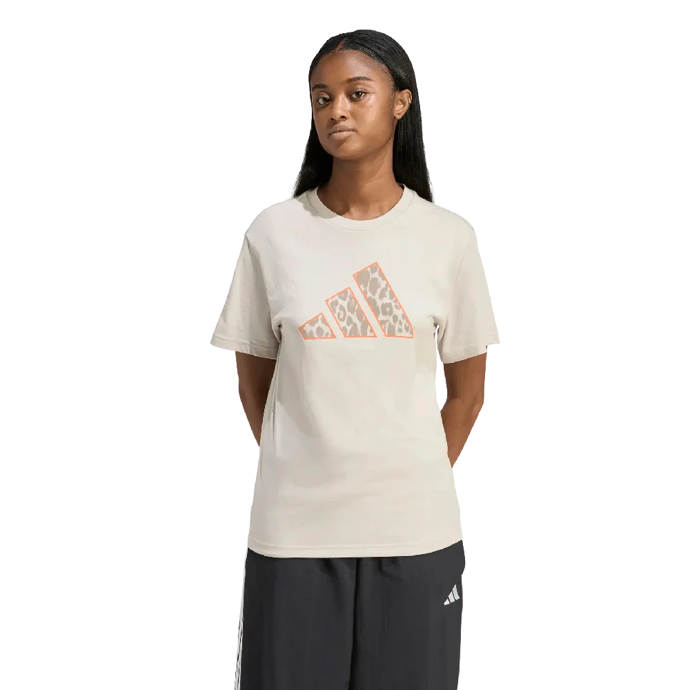 T-shirt Animal Graphic Beige
