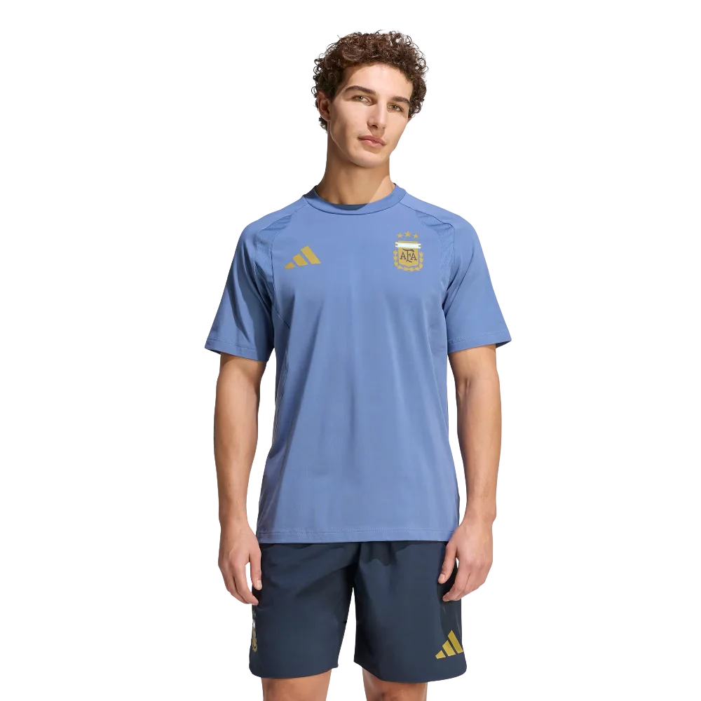 T-shirt Argentina Tiro de voyage Bleu