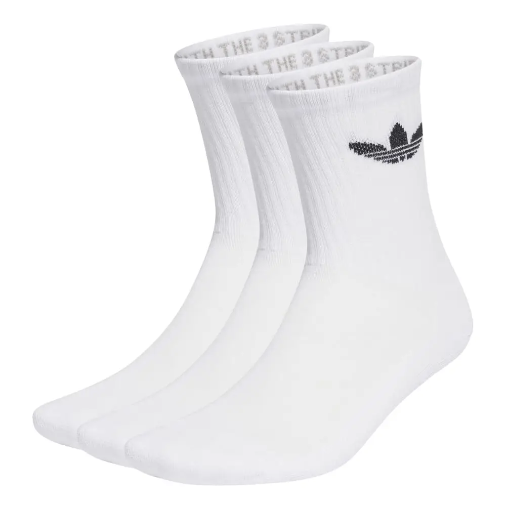 Chaussettes Trèfle mi-mollet rembourrées (3 paires) Blanches