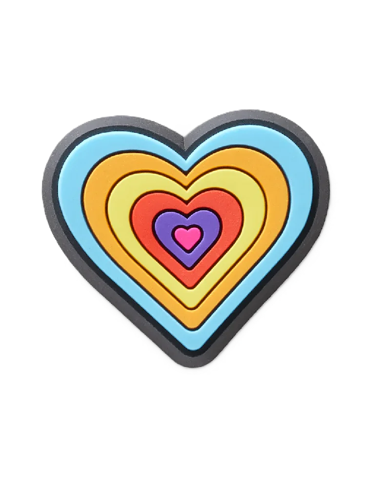 70's Heart Jibbitz