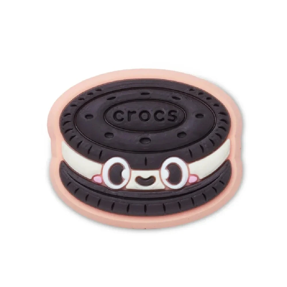 Biscuit au chocolat avec un sourire Jibbitz