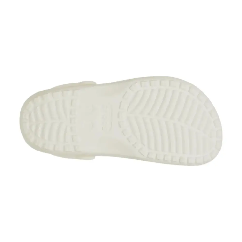 Classic Floral Cut Out Clog Slipper White - Image 4