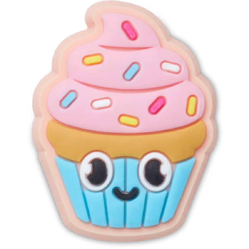 Cupcake avec un sourire Jibbitz