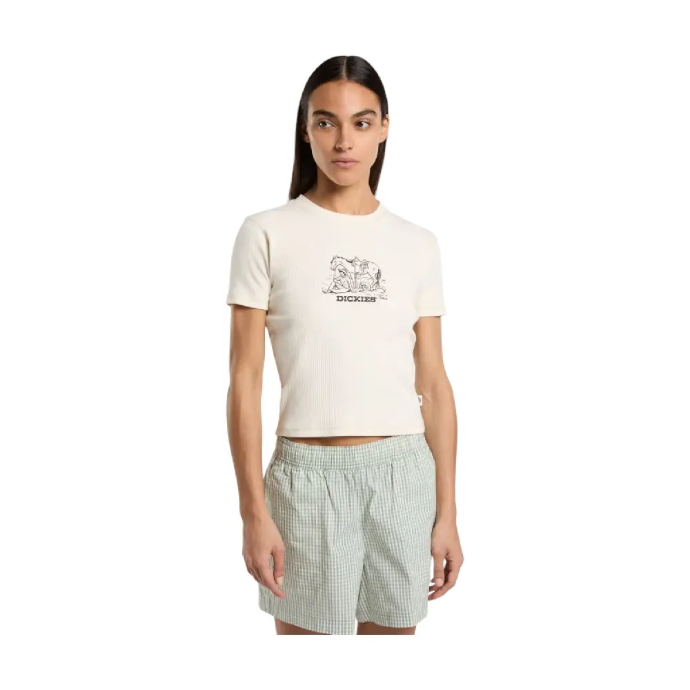 T-shirt à logo central Companion - Gris à calotte blanche - Image 3