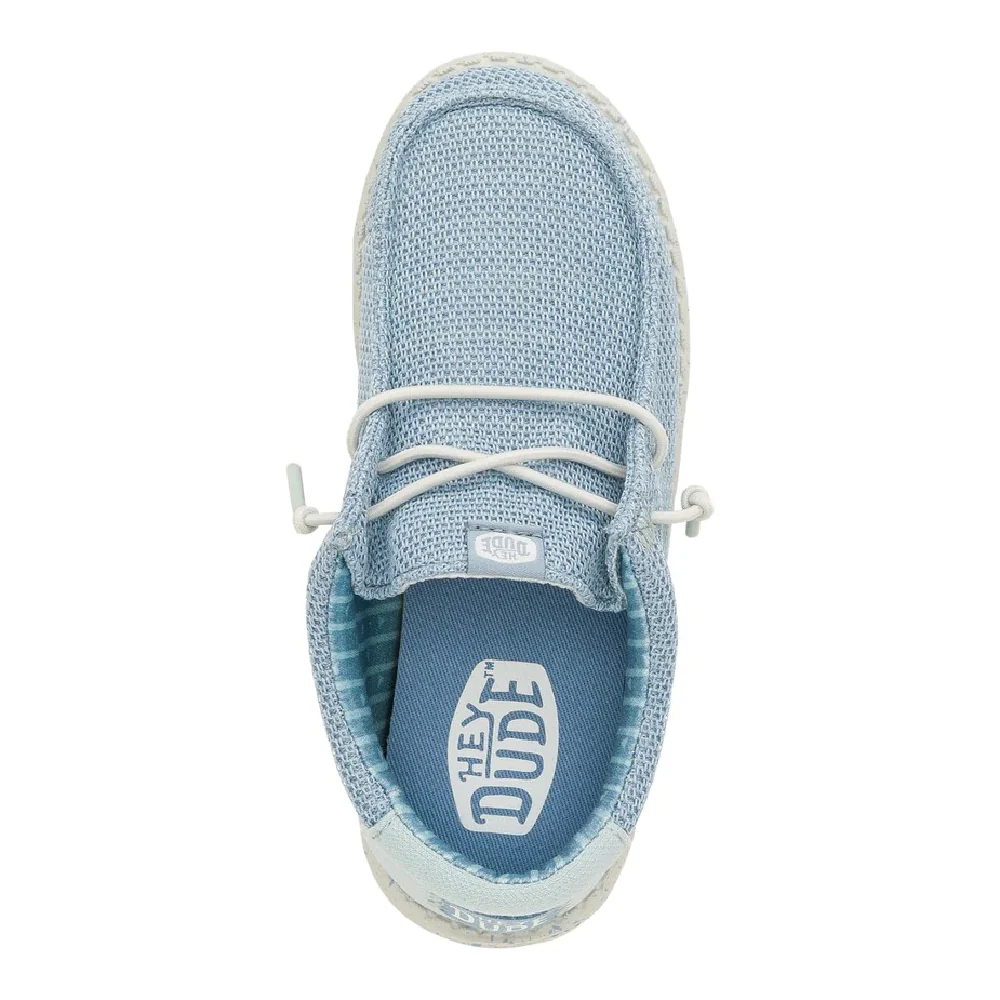 Wally Youth Stretch Sox Bleu Nuage / Bleu Aube - Image 3