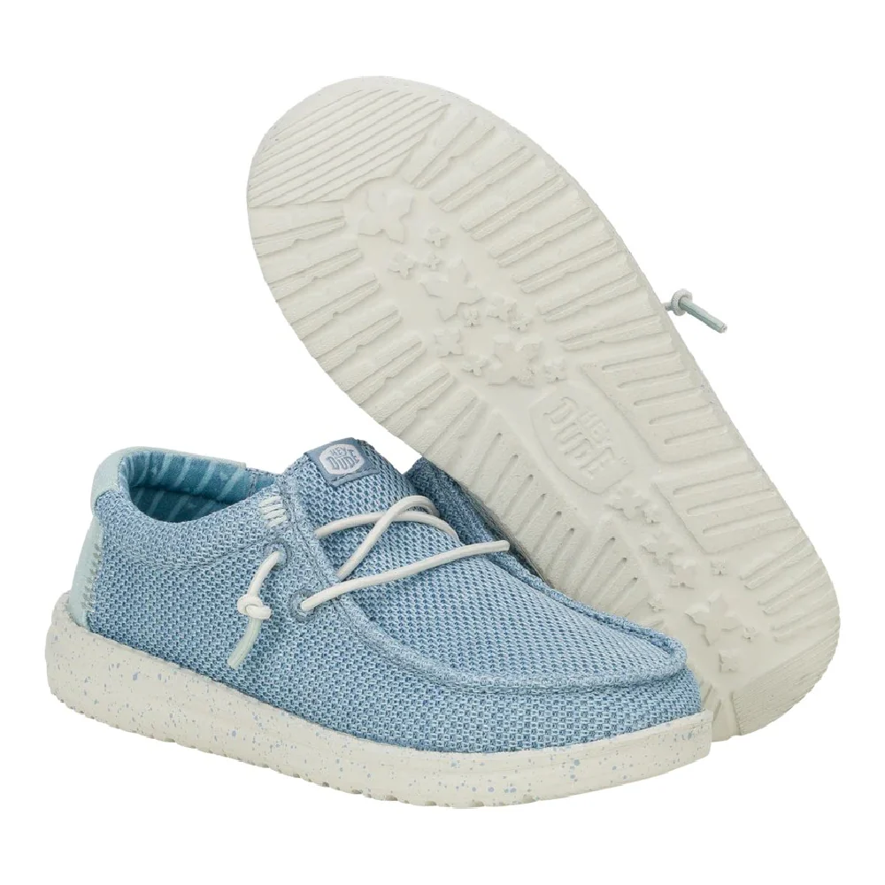 Wally Youth Stretch Sox Bleu Nuage / Bleu Aube - Image 4