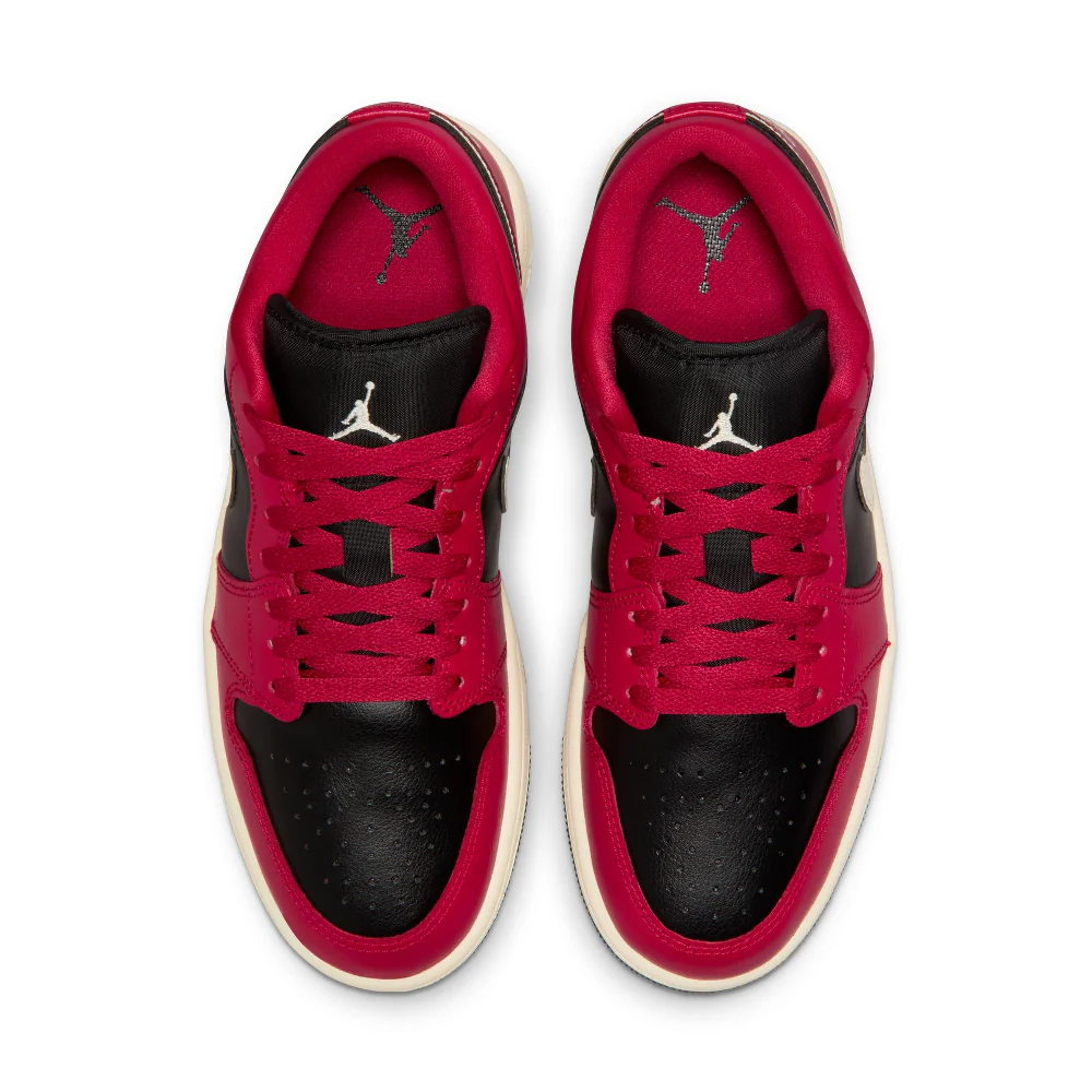 Jordan 1 Low Mystic Hibiscus noir Femme - Image 4