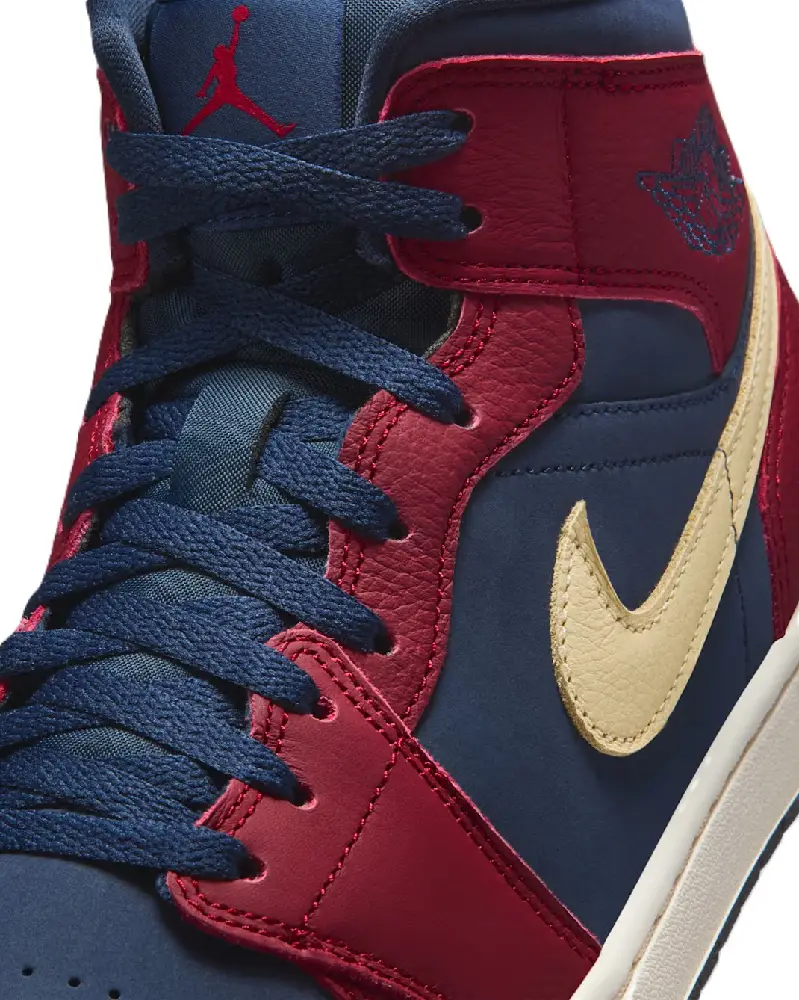 Air Jordan 1 Mid SE Team Red - Image 7