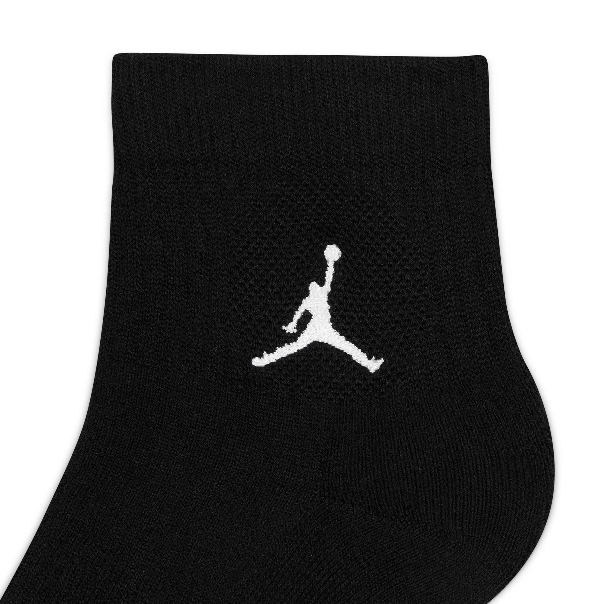 Air Jordan Socquettes Everyday (3 paires) Noires - Image 3
