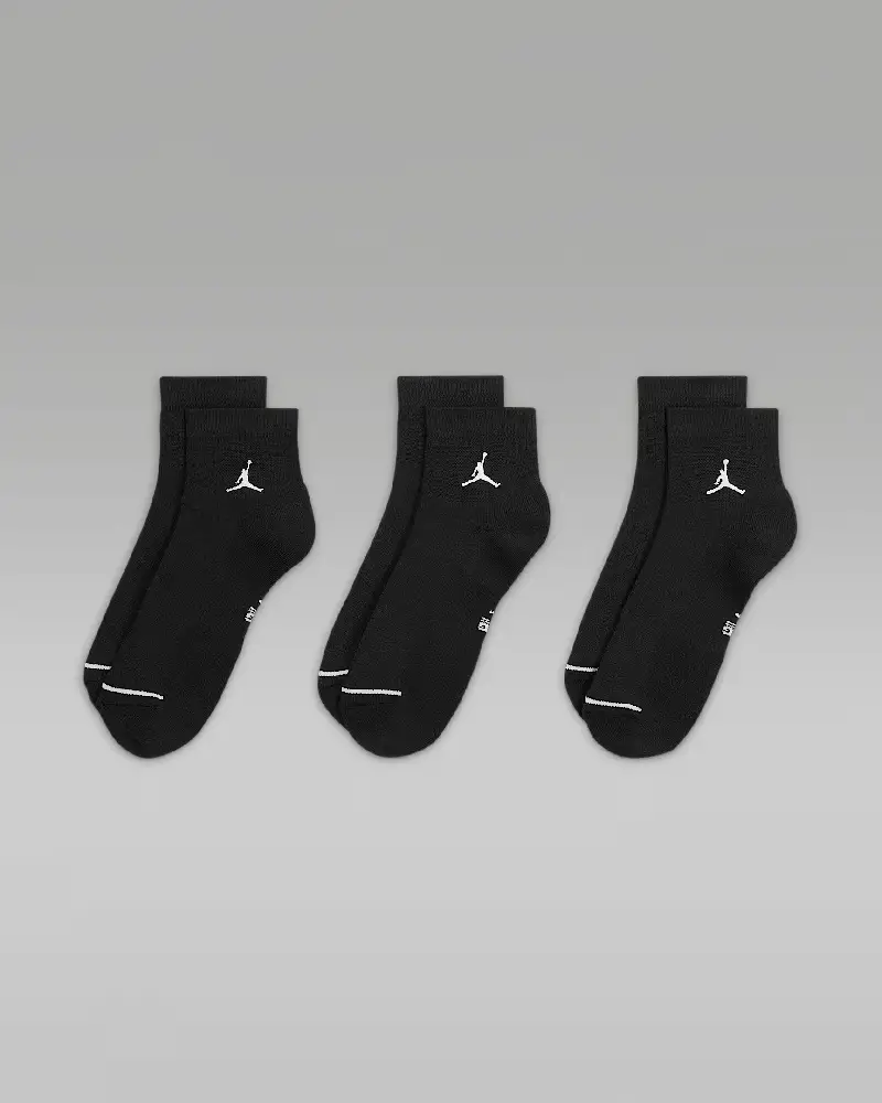 Air Jordan Socquettes Everyday (3 paires) Noires - Image 6