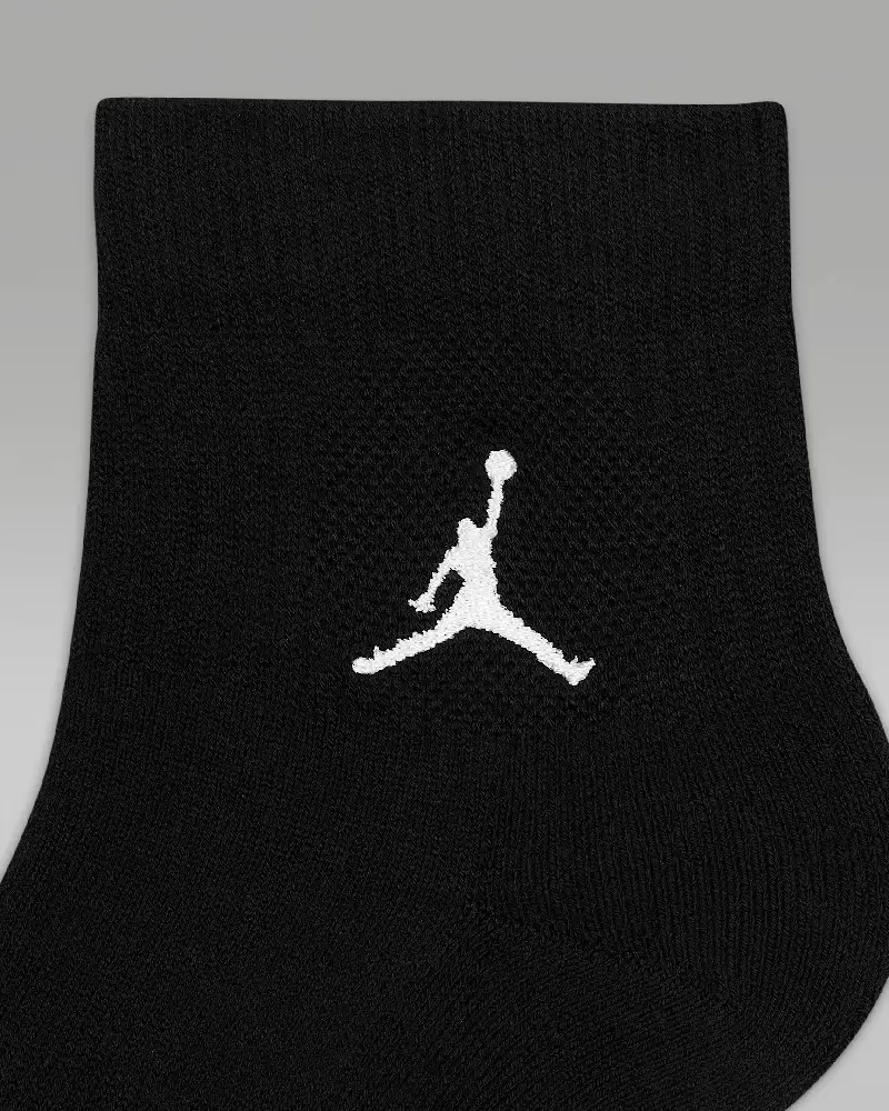 Air Jordan Socquettes Everyday (3 paires) Noires - Image 7