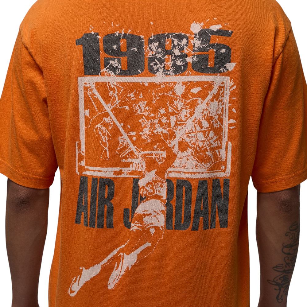 T-shirt Jordan Brooklyn graphique oversize Orange - Image 4