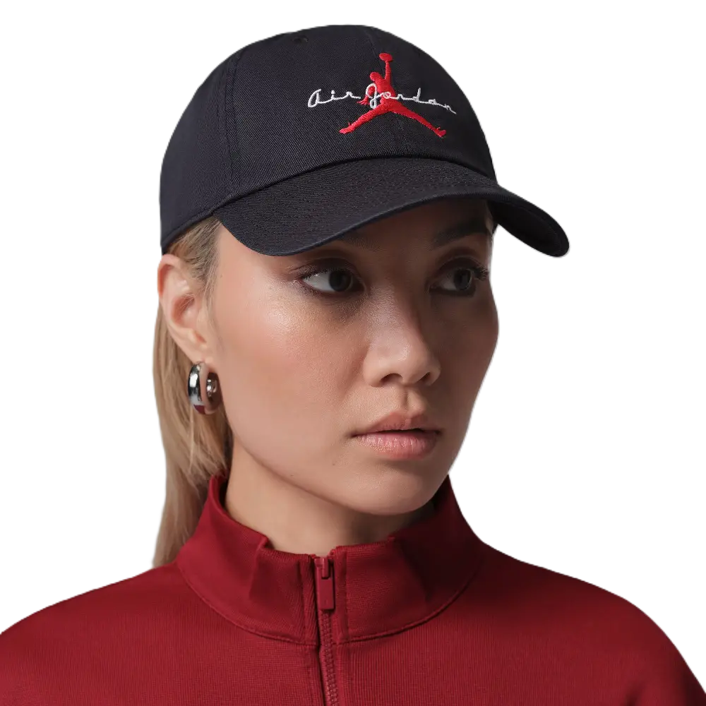 Casquette Jordan Club non structurée ajustable Noir - Image 3