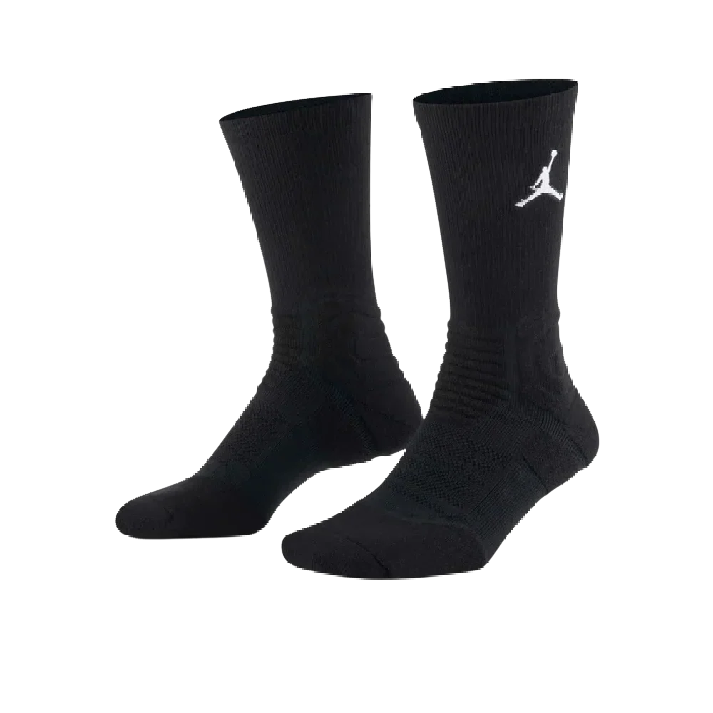 Chaussettes de basketball Noires Jordan Flight Crew