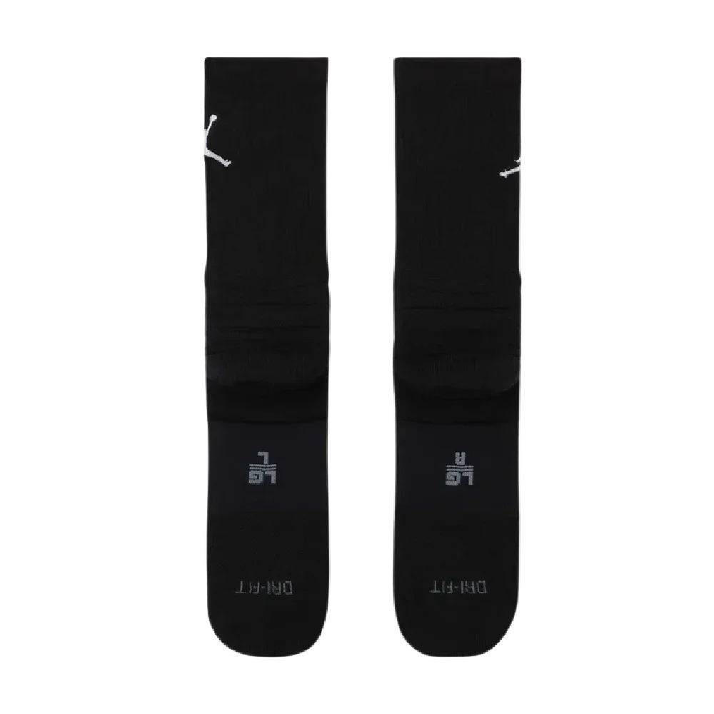 Chaussettes de basketball Noires Jordan Flight Crew - Image 3