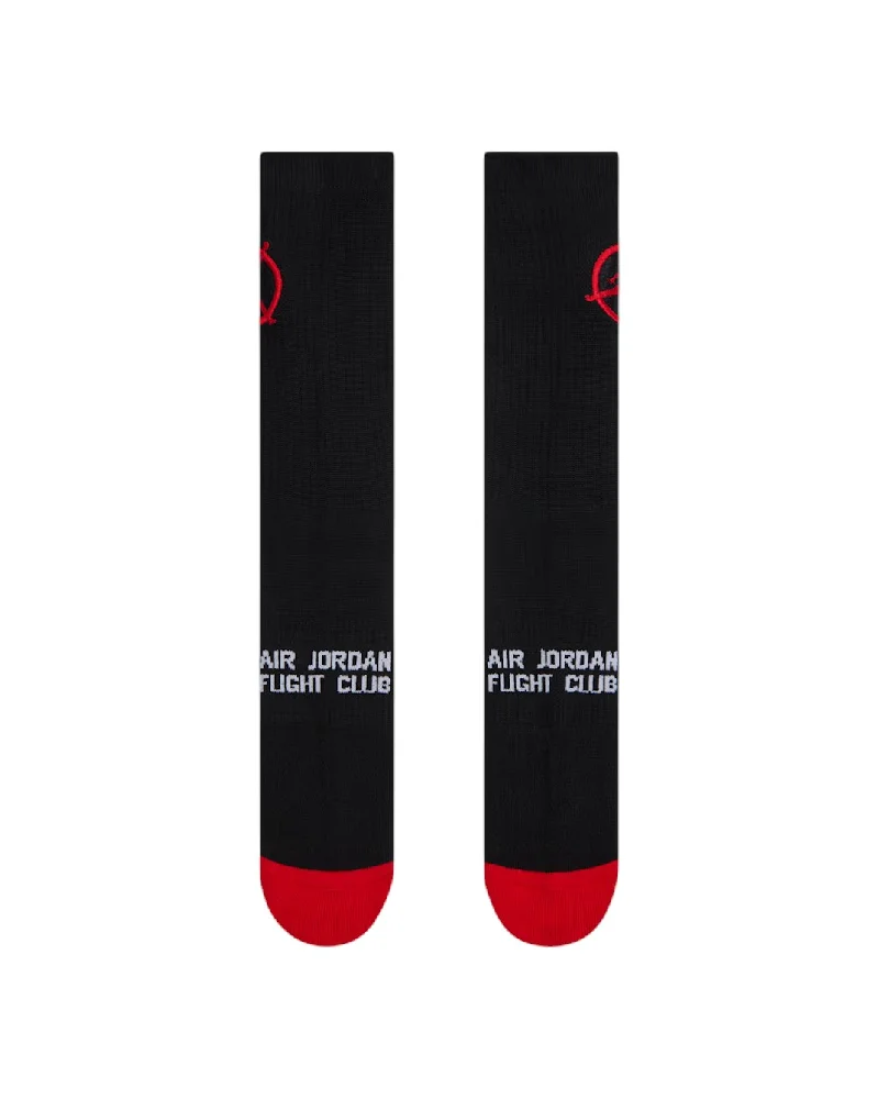 Chaussettes Jordan Flight Club mi-mollet épaisses Noires - Image 2