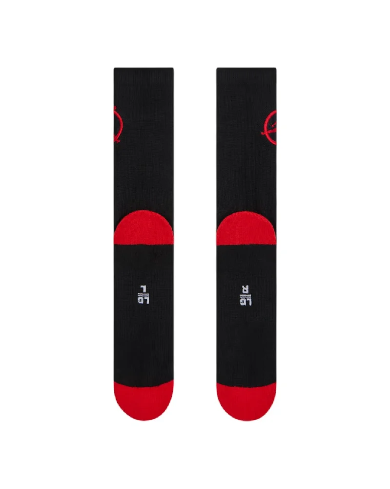 Chaussettes Jordan Flight Club mi-mollet épaisses Noires - Image 3
