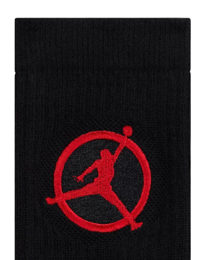 Chaussettes Jordan Flight Club mi-mollet épaisses Noires - Image 4