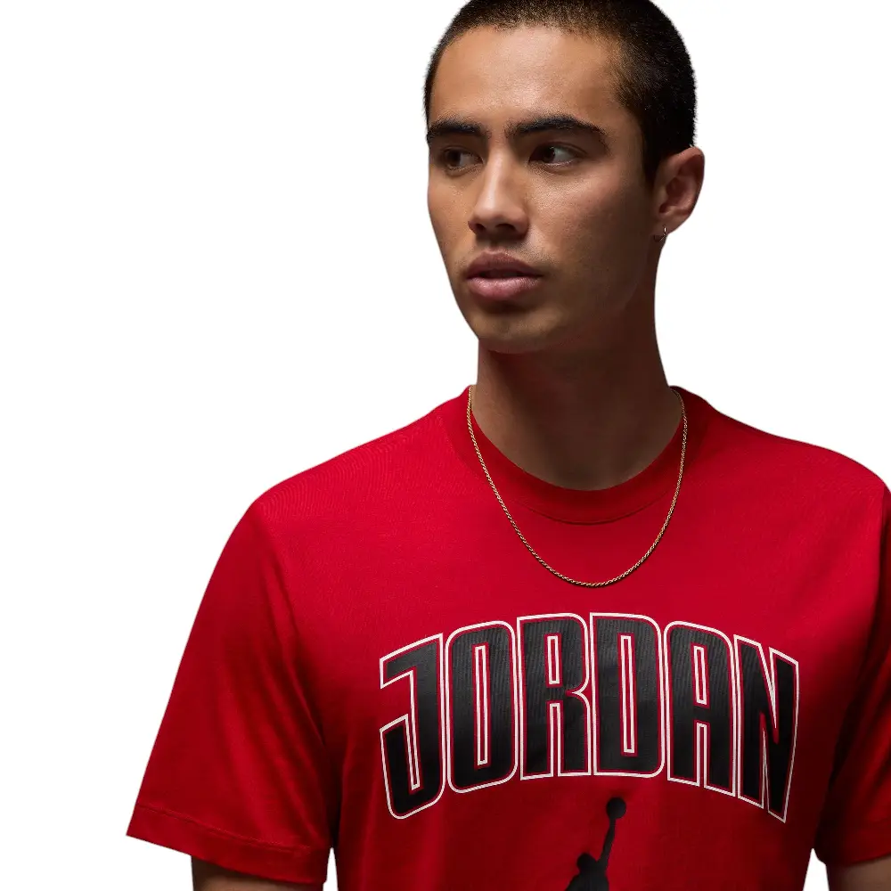 Air Jordan City 88 Crew T-shirt Rouge - Image 3