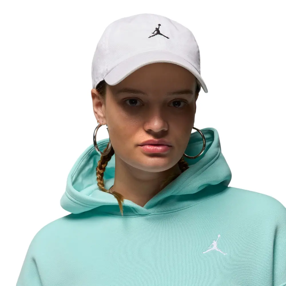 Jordan Club Casquette souple à visière incurvée Blanc