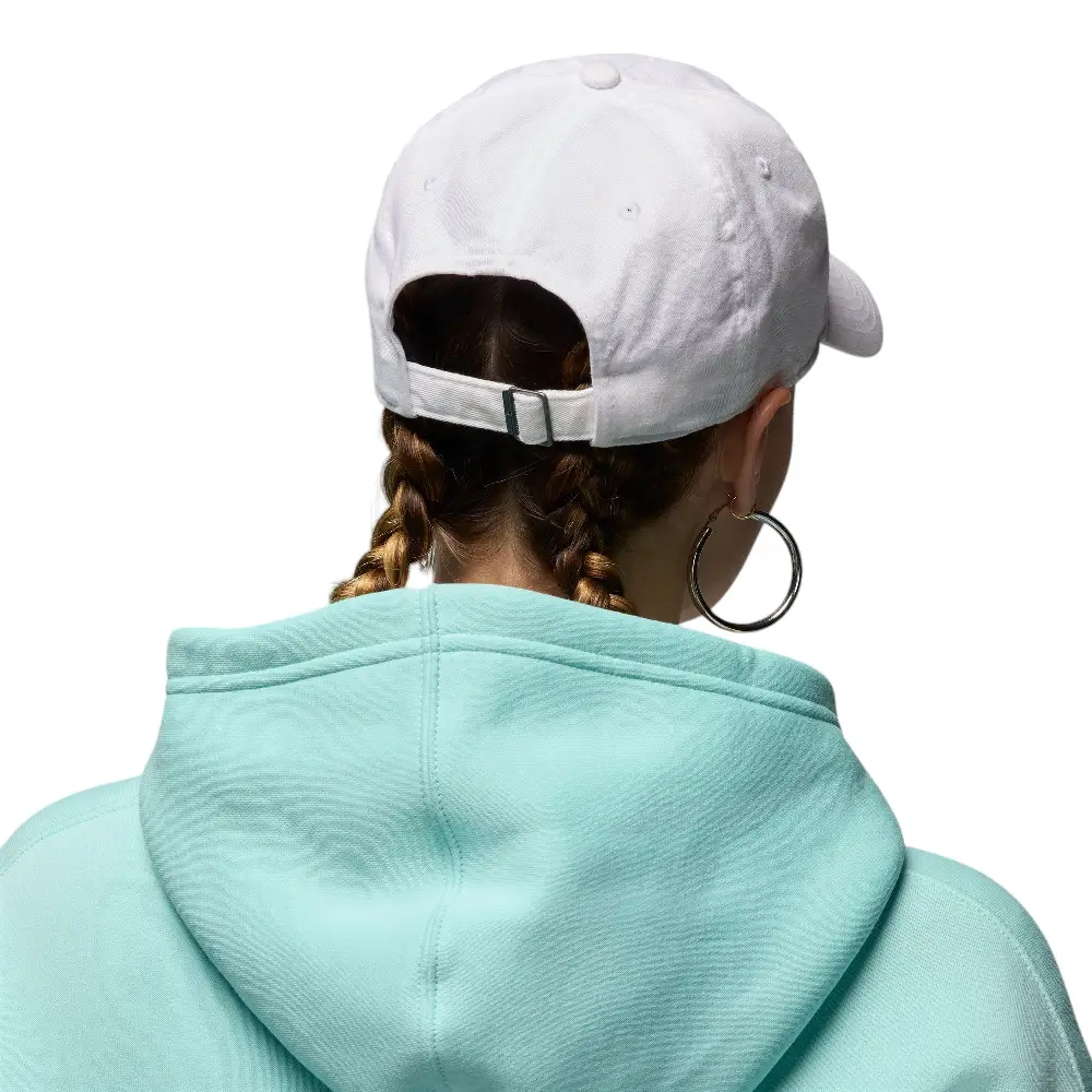 Jordan Club Casquette souple à visière incurvée Blanc - Image 2