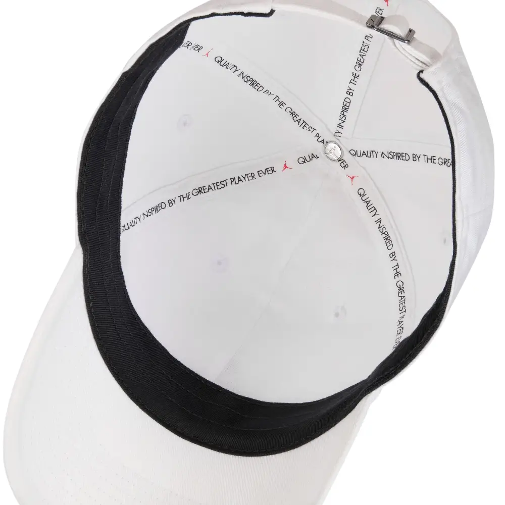 Jordan Club Casquette souple à visière incurvée Blanc - Image 4