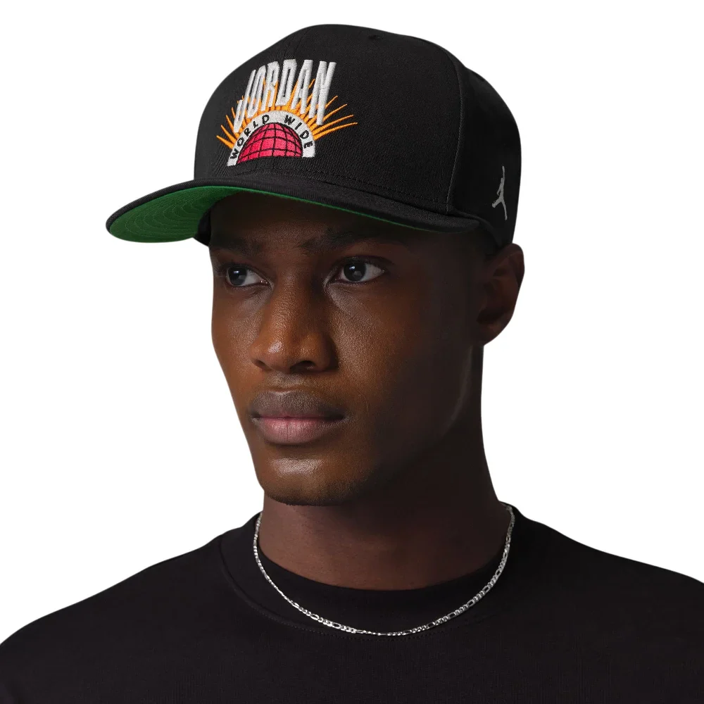 Jordan Essentials Pro Casquette rigide à visière plate Noire