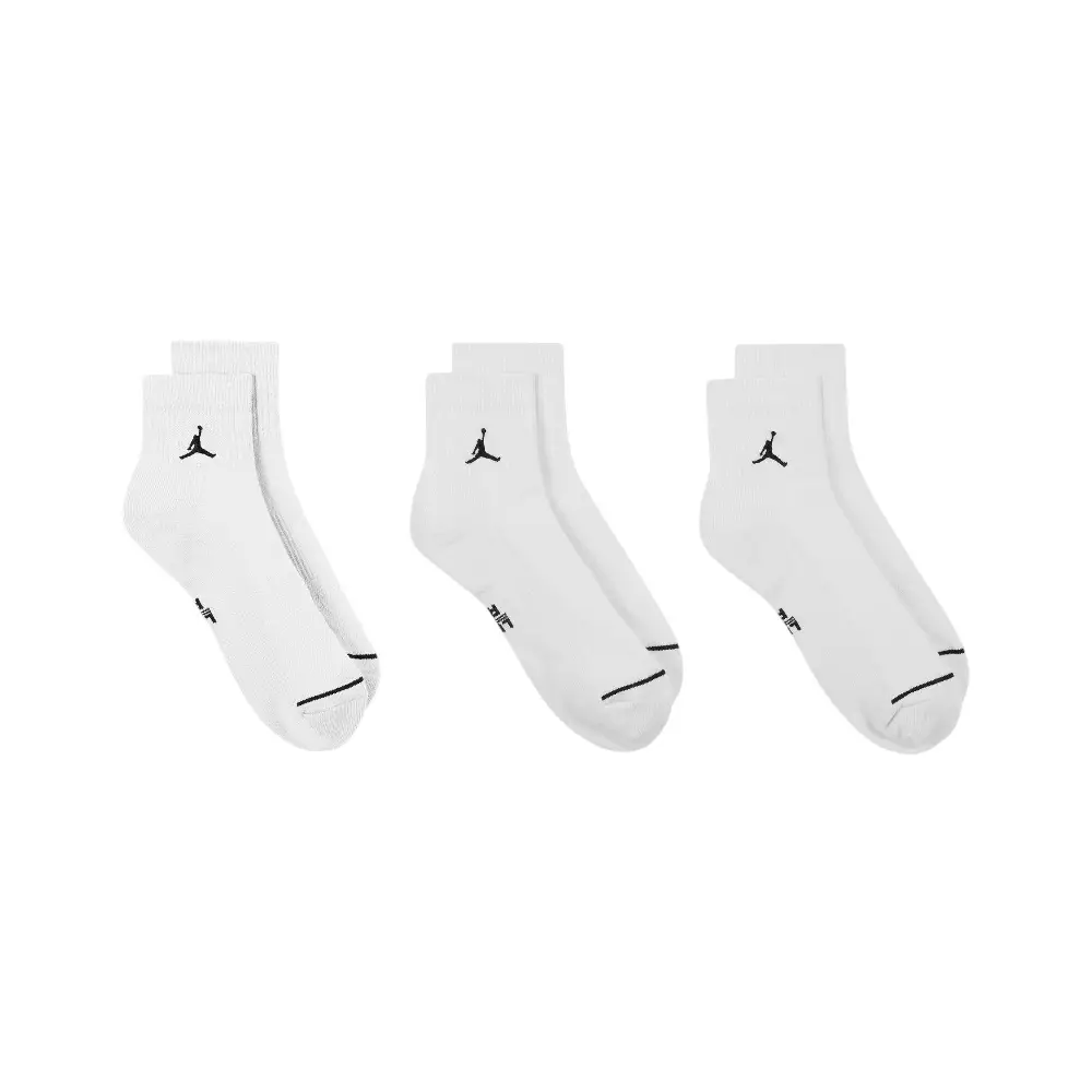 Air Jordan Socquettes Everyday (3 paires) Blanches - Image 3