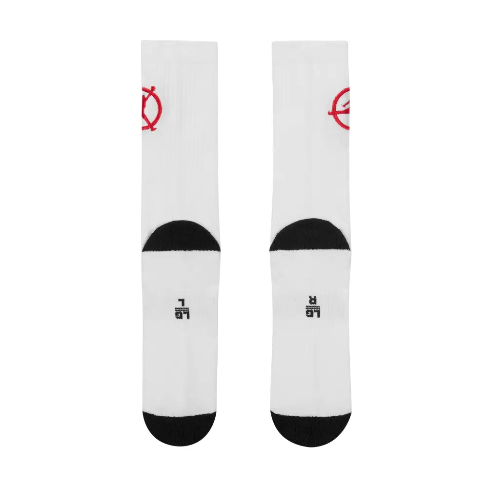 Jordan Flight Club Chaussettes mi-mollet épaisses Blanches - Image 3