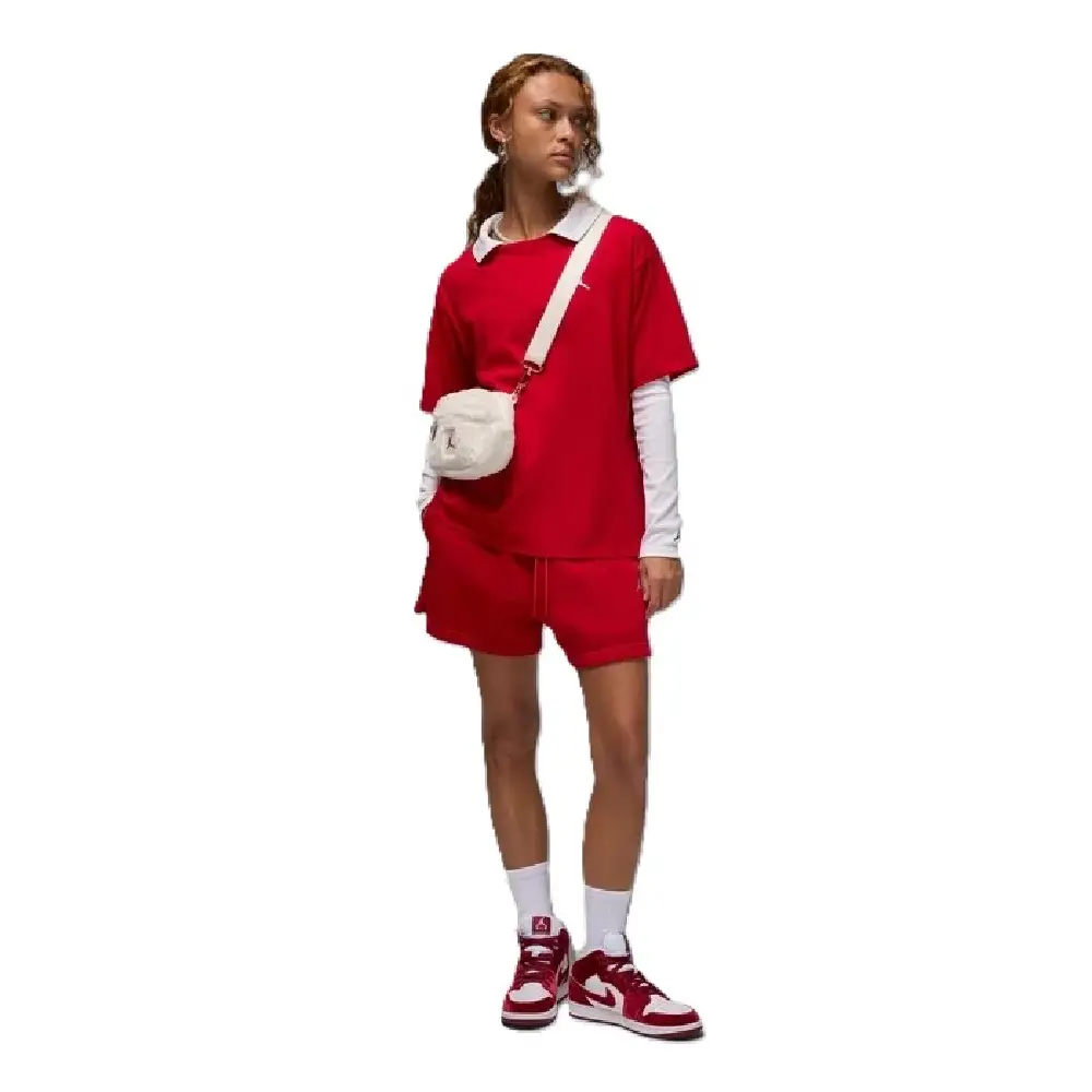 Jordan Essentials Haut pour Femme Rouge - Image 5