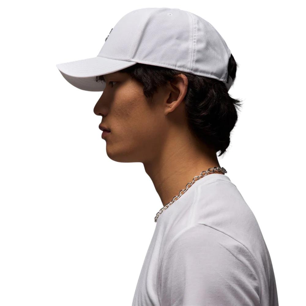Jordan Rise Casquette structurée Blanche avec Jumpman en métal - Image 3