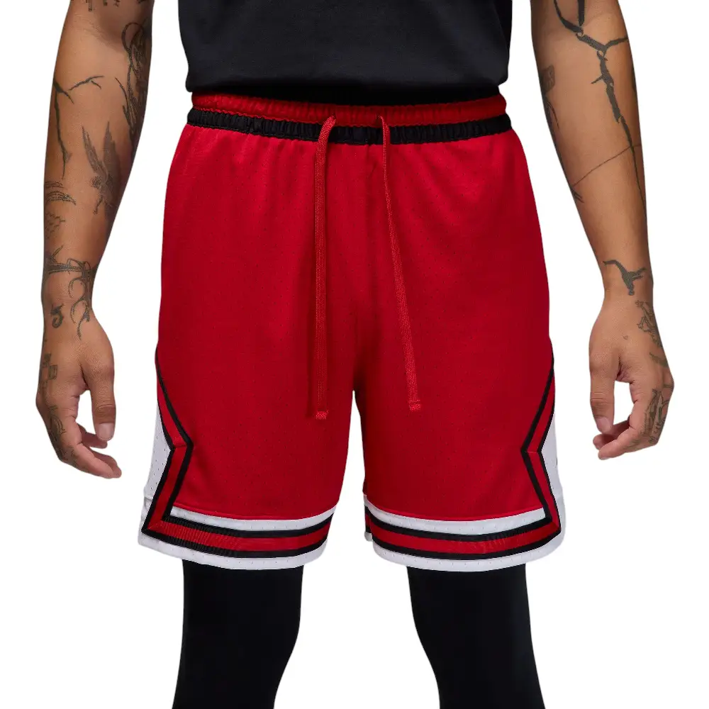 Jordan Sport Short Rouge en mesh Diamond Dri-FIT pour homme