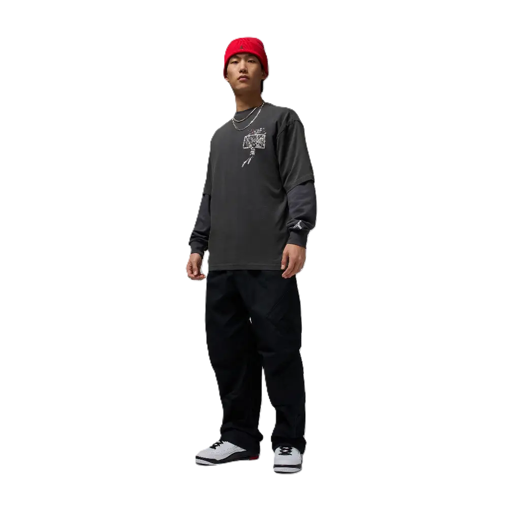 T-shirt Jordan Brooklyn graphique oversize Gris - Image 6