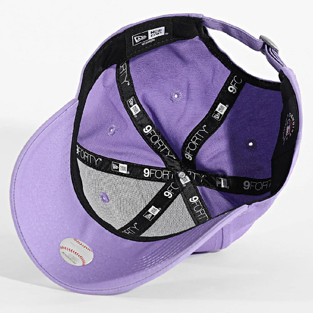 LA Dodgers Womens League Essential Purple 9FORTY Adjustable Cap - Image 8