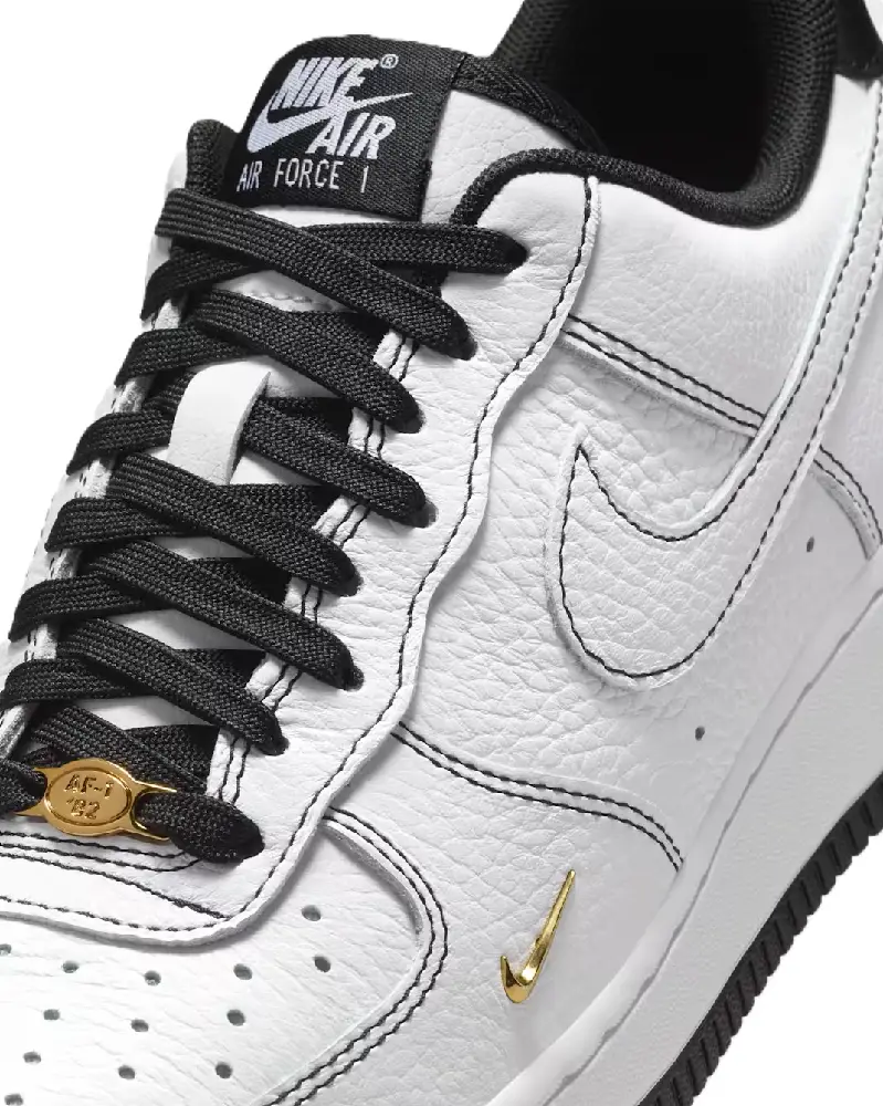 Air Force 1 '07 Mini Jewel White Black - Image 7