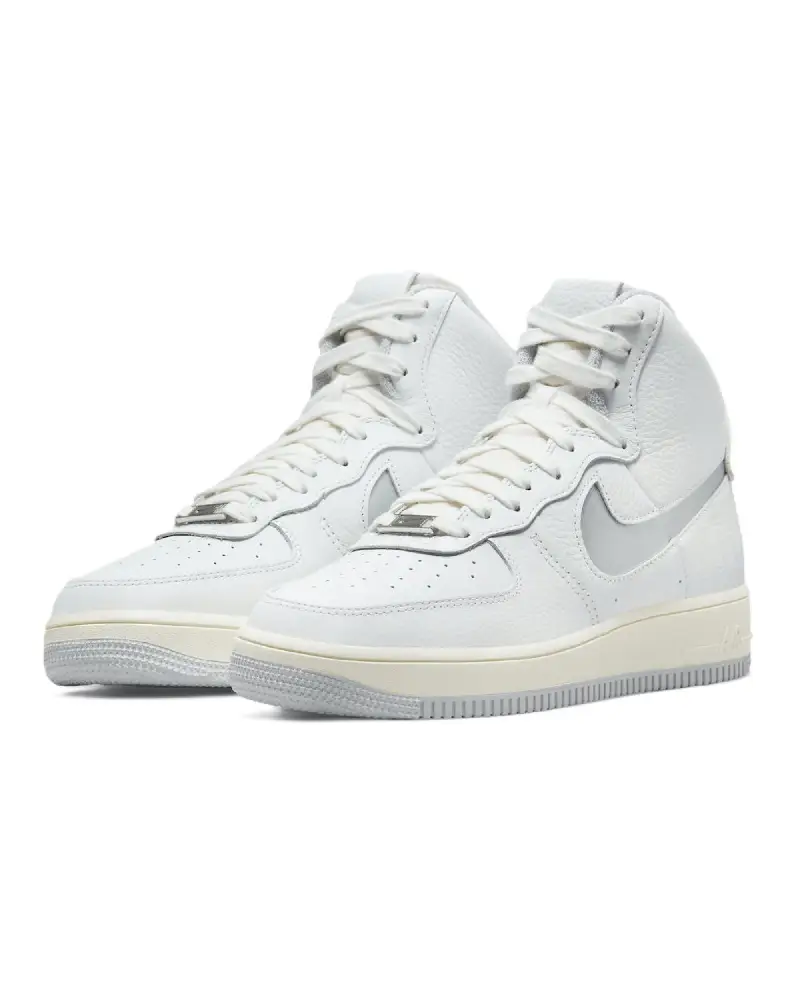 Air Force 1 High Sculpt Blanc Argenté - Image 2