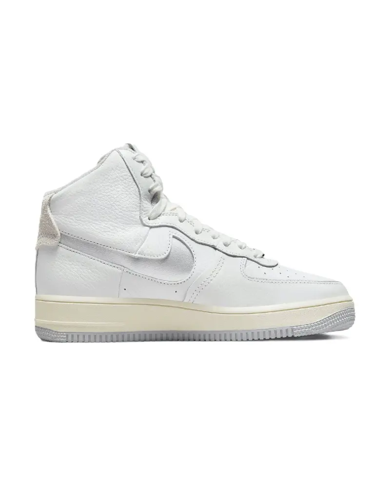 Air Force 1 High Sculpt Blanc Argenté - Image 3