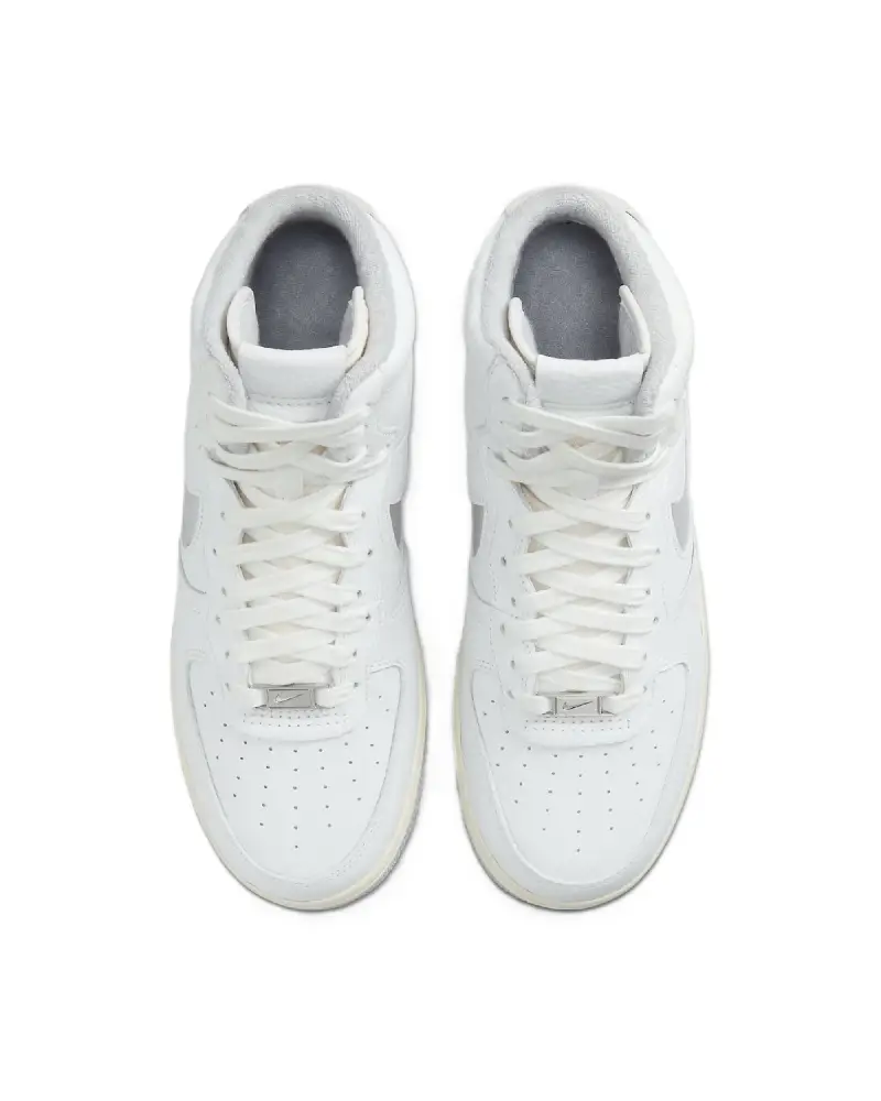 Air Force 1 High Sculpt Blanc Argenté - Image 6