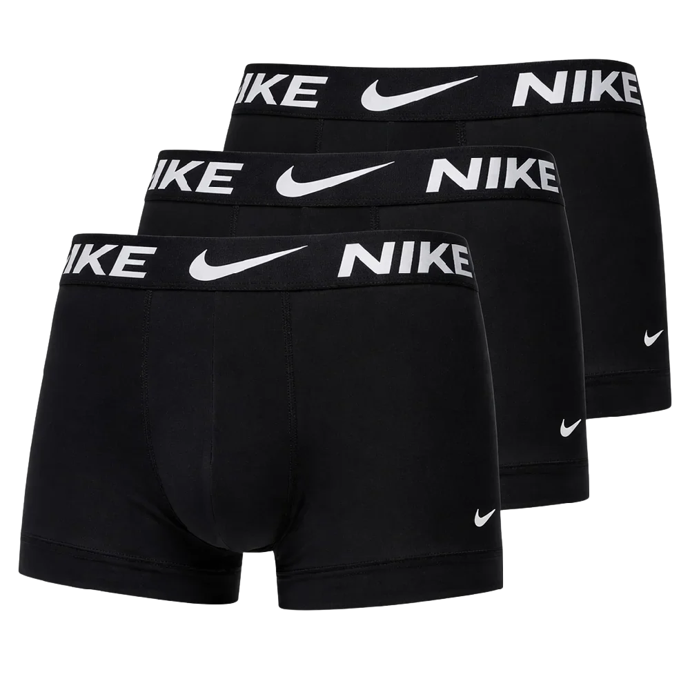 Caleçons Nike Dri-FIT Trunk Essential Micro 3-Pack Noir