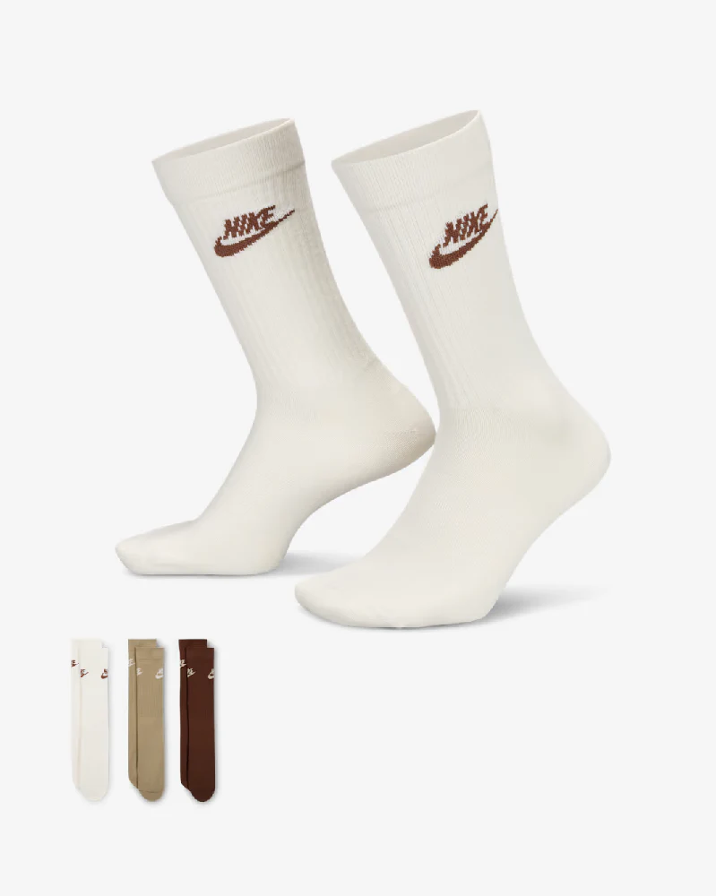 Chaussettes mi-mollet Sportswear Everyday Essential (3 paires) Multicolore