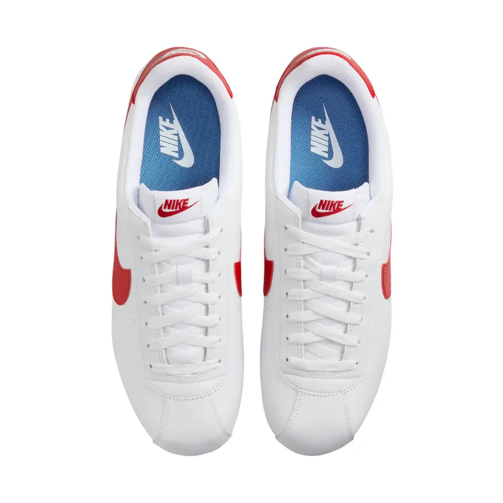Nike Cortez Cuir WHITE VARSITY RED BLUE - Image 4