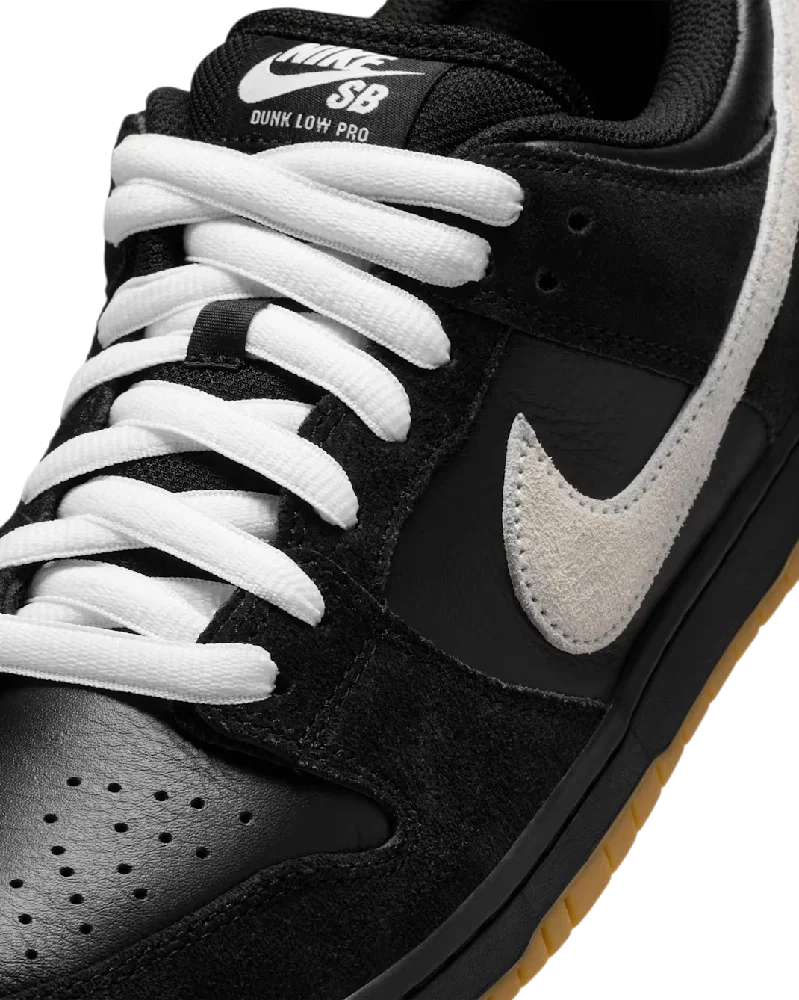 Dunk Low Pro SB Noir Blanc Gomme - Image 7